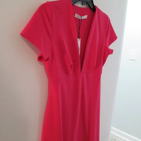 Susana Monaco Short Sleeve V-Neck A-Line Dress Sz S NWT - Picture 8 of 10